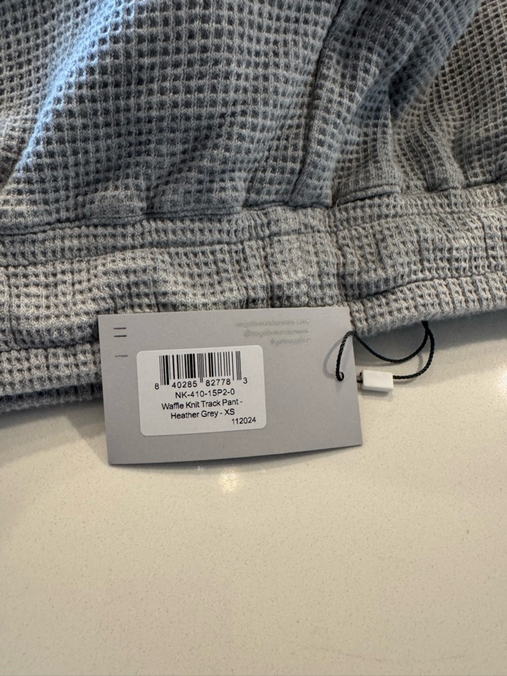 Negative Underwear Waffle Knit Lounge Set in Light Gray - Picture 10 of 13